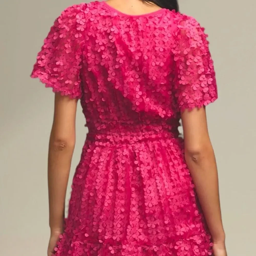 The Somerset Mini Dress: Floral Appliqué Edition AA2